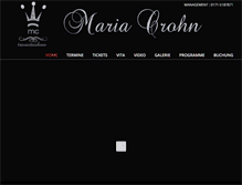 Tablet Screenshot of maria-crohn.de